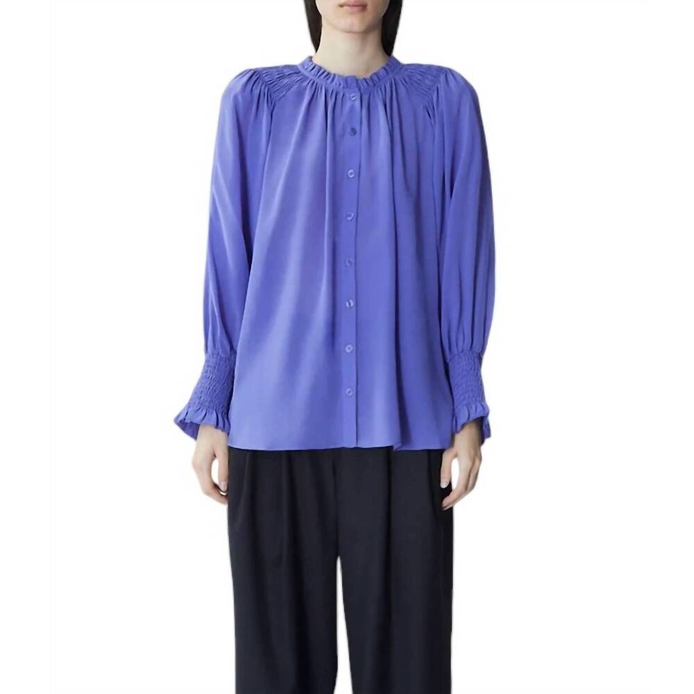NEW MARIA CHER cabrera julieta blouse in violet